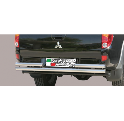 Defensa Trasera Acero Inox Diametro 63 Mitsubishi L 200 D.C. 06/09
