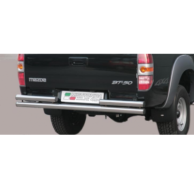Defensa Trasera Acero Inox Diametro 63 Mazda Bt 50 07/09