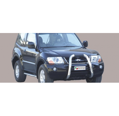 Defensa Delantera Acero Inox Mitsubishi Pajero 2.5/3.2 Tdi 3-5 Doors 03/06