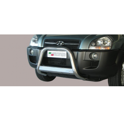 Defensa Delantera Acero Inox Hyundai Tucson 04> Diametro 63 Homologada