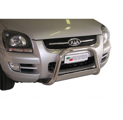 Defensa Delantera Acero Inox Kia Sportage 04/08 Diametro 63 Homologada