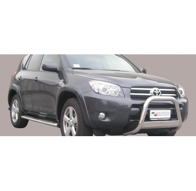 Defensa Delantera Acero Inox Toyota Rav 4 06/09 Diametro 63 Homologada