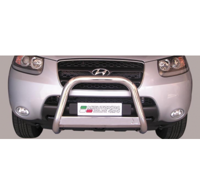 Defensa Delantera Acero Inox Hyundai Santa Fe 06/10 Diametro 63 Homologada