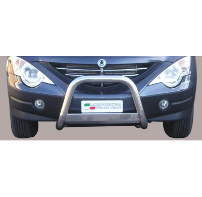 Defensa Delantera Acero Inox Ssangyong  Actyon 06> Diametro 63 Homologada