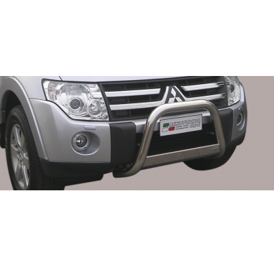 Defensa Delantera Acero Inox Mitsubishi Pajero 07> Diametro 63 Homologada