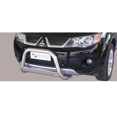 Defensa Delantera Acero Inox Mitsubishi Outlander 07/09 Diametro 63 Homologada