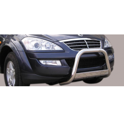 Defensa Delantera Acero Inox Ssangyong  Kyron 07> Diametro 63 Homologada