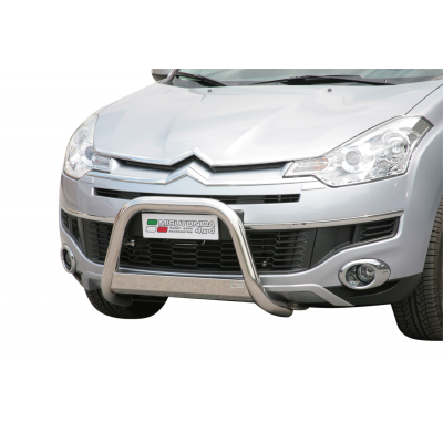 Defensa Delantera Acero Inox Citroen C-Crosser 08> Diametro 63 Homologada