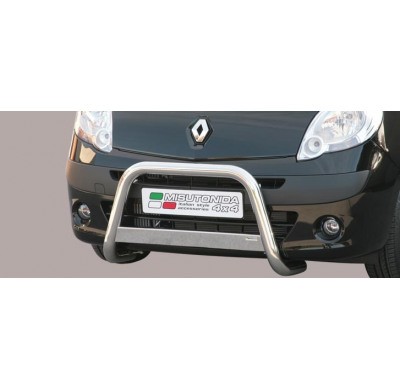 Defensa Delantera Acero Inox Renault Kangoo 08> Diametro 63 Homologada