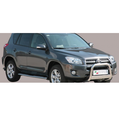 Defensa Delantera Acero Inox Toyota Rav 4 09/10 Diametro 63 Homologada