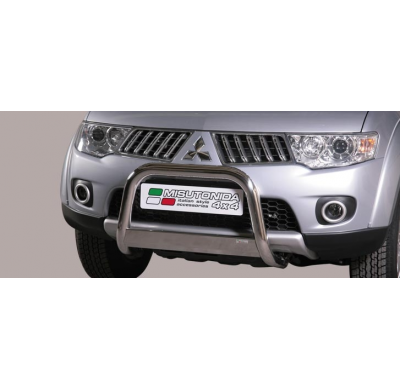 Defensa Delantera Acero Inox Mitsubishi L200 D.C./Club Cab 10> Diametro 63 Homologada