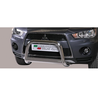 Defensa Delantera Acero Inox Mitsubishi Outlander 10> Diametro 63 Homologada