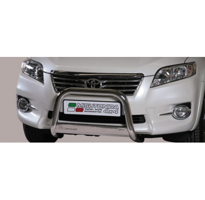 Defensa Delantera Acero Inox Toyota Rav 4 10> Diametro 63 Homologada