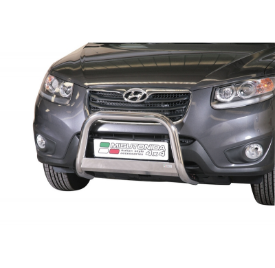 Defensa Delantera Acero Inox Hyundai Santa Fe 10> Diametro 63 Homologada
