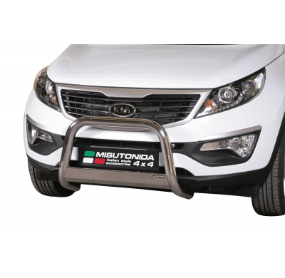 Defensa Delantera Acero Inox Kia Sportage 10> Diametro 63 Homologada