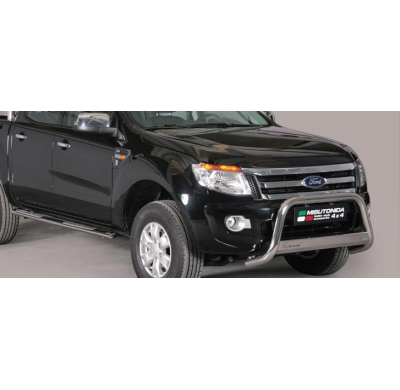 Defensa Delantera Acero Inox Ford Ranger 12 > Diametro 63 Homologada
