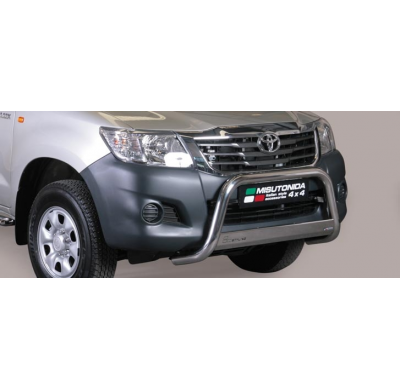 Defensa Delantera Acero Inox Toyota Hi Lux  11> Diametro 63 Homologada