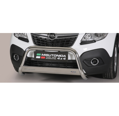 Defensa Delantera Acero Inox Homologacion Ec Opel Mokka Medium Bar Acero Inox Diametro 63