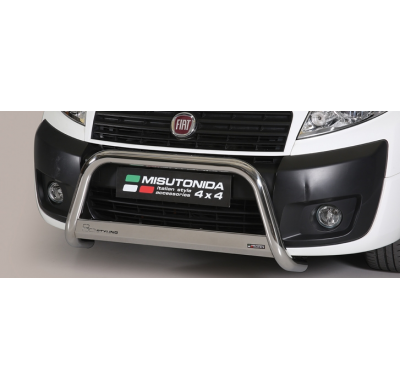 Defensa Delantera Acero Inox Homologacion Ec Fiat Scudo 06> Medium Bar Acero Inox Diametro 63