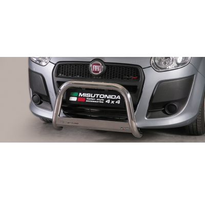 Defensa Delantera Acero Inox Homologacion Ec Fiat Doblò 10> Medium Bar Acero Inox Diametro 63