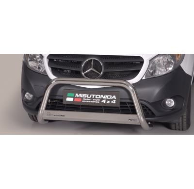 Defensa Delantera Acero Inox Homologacion Ec Mercedes Citan Medium Bar Acero Inox Diametro 63