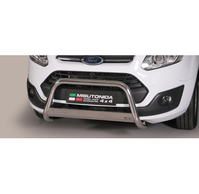 Defensa Delantera Acero Inox Homologacion Ec Ford Transit Custom (L1 - L2) 13 > Medium Bar Acero Inox Diametro 63