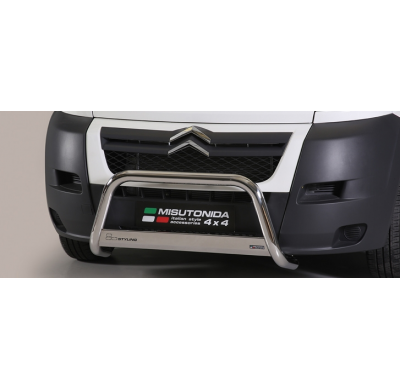 Defensa Delantera Acero Inox Homologacion Ec Citroën Jumper 06> Medium Bar Acero Inox Diametro 63