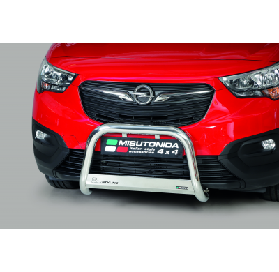 Defensa Delantera Inox Opel Combo 2018> ø 63 Homologada - Ec Bar