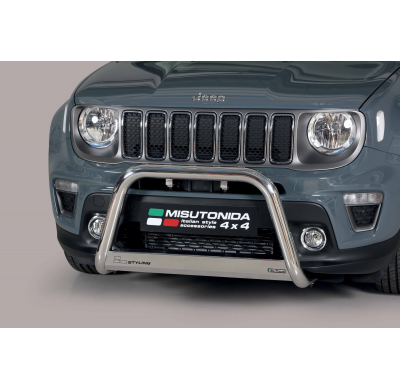 Defensa Delantera Inox Jeep Renegade 2018> ø 63 Homologada - Ec Bar