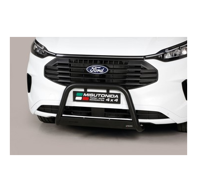 DEFENSA DELANTERA HOMOLOGADA INOX COLOR NEGRO FORD Transit Tourneo Custom (L1 - L2) 2024 >   ø 63 MISUTONIDA 4X4