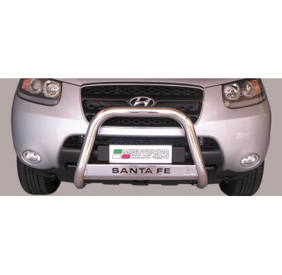Defensa Delantera Acero Inox Hyundai Santa Fe 06/10 Diametro 63 Homologada