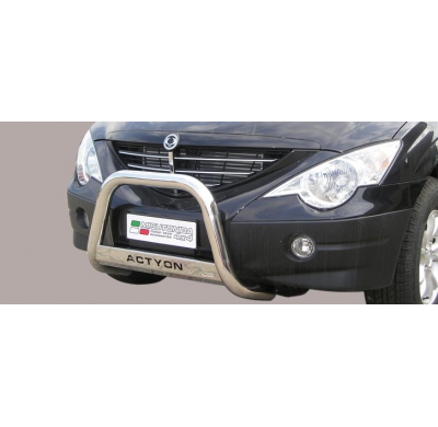 Defensa Delantera Acero Inox Ssangyong  Actyon 06> Diametro 63 Homologada