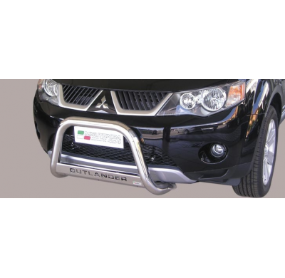 Defensa Delantera Acero Inox Mitsubishi Outlander 07/09 Diametro 63 Homologada