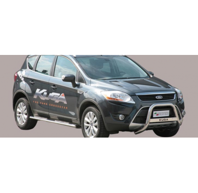 Defensa Delantera Acero Inox Ford Kuga 08> Diametro 63 Homologada