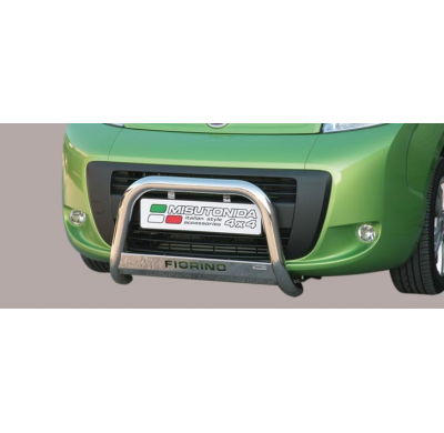 Defensa Delantera Acero Inox Fiat Fiorino 08> Diametro 63 Homologada