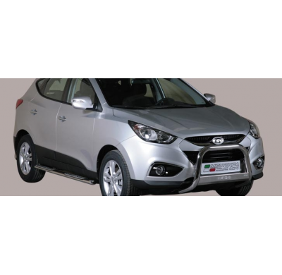 Defensa Delantera Acero Inox Hyundai Ix 35 Diametro 63 Homologada