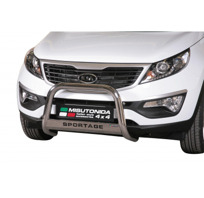 Defensa Delantera Acero Inox Kia Sportage 10> Diametro 63 Homologada