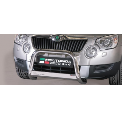 Defensa Delantera Acero Inox Skoda Yeti 10> Diametro 63 Homologada