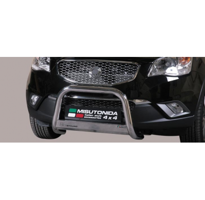 Defensa Delantera Acero Inox Ssangyong  Korando 11> Diametro 63 Homologada