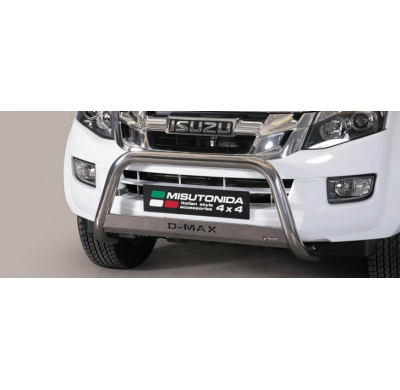 Defensa Delantera Acero Inox Isuzu D-Max D.C. 12> Diametro 63 Homologada
