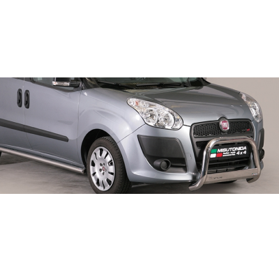 Defensa Delantera Acero Inox Homologacion Ec Fiat Doblò 10> Medium Bar Acero Inox Diametro 63