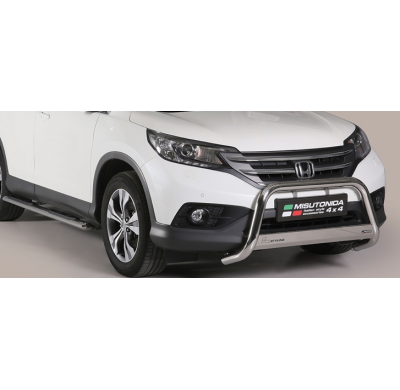 Defensa Delantera Acero Inox Homologacion Ec Honda Cr  V 12> Medium Bar Acero Inox Diametro 63