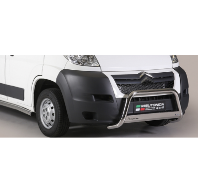 Defensa Delantera Acero Inox Homologacion Ec Citroën Jumper 06> Medium Bar Acero Inox Diametro 63