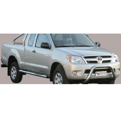 Defensa Delantera Acero Inox Toyota Hi Lux 06/11 Diametro 76 Homologada