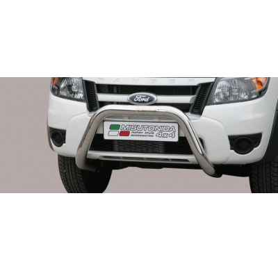 Defensa Delantera Acero Inox Ford Ranger 09/11 Diametro 76 Homologada