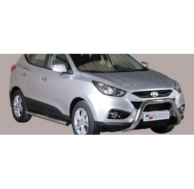 Defensa Delantera Acero Inox Hyundai Ix 35 Diametro 76 Homologada