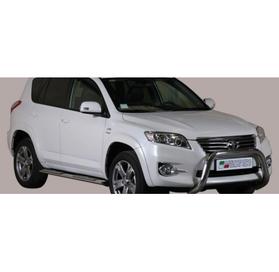 Defensa Delantera Acero Inox Toyota Rav 4 10> Diametro 76 Homologada