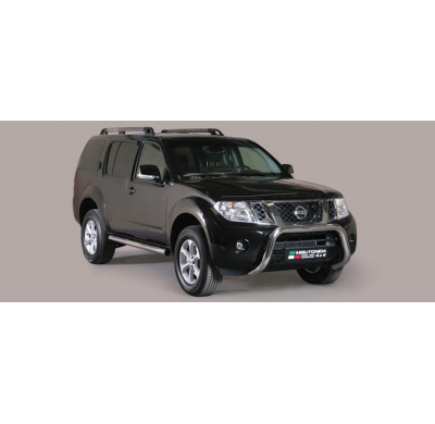 Defensa Delantera Acero Inox Nissan Pathfinder 11> Diametro 76 Homologada