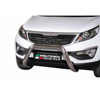 Defensa Delantera Acero Inox Kia Sportage 10> Diametro 76 Homologada