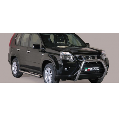 Defensa Delantera Acero Inox Nissan X-Trail 11> Diametro 76 Homologada